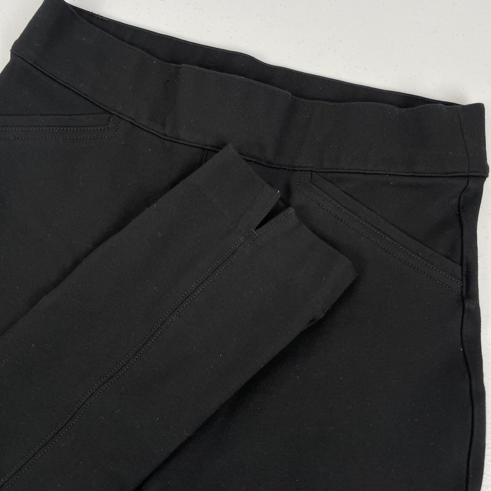 Spanx Pants Women's Size PS Black Performance Stretch Skinny Modern‎